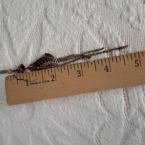 Vintage Cloisonne Swan Necklace - Picture 7 of 12